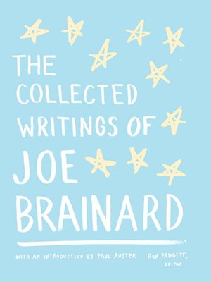cover image of The Collected Writings of Joe Brainard